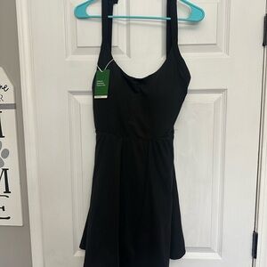 Halara backless twisted flare dress